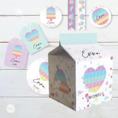 Kit imprimible popit pop it cumpleaños tukit - TuKit