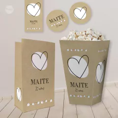 Kit Imprimible Textura Papel Kraft Candy Bar TuKit - comprar online