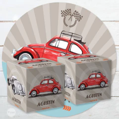 Kit imprimible autos clasicos classic cars vintage cumpleaños tukit - comprar online