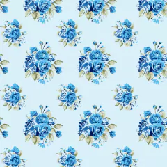 Kit imprimible flores azules azul candy bar tukit - comprar online
