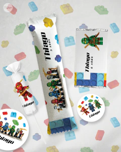 Kit imprimible lego ninjago tukit - tienda online