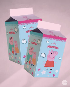 Milk box imprimible peppa pig tukit - comprar online