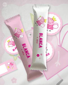 Kit imprimible peppa pig hada candy bar tukit - comprar online