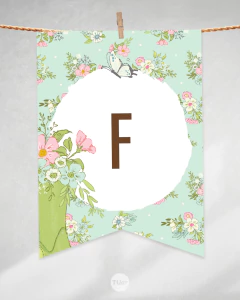 Kit imprimible jardin flores garden botas de lluvia tukit - TuKit