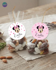Adorno para cupcake, circulo multiuso, minnie personaje tukit en internet