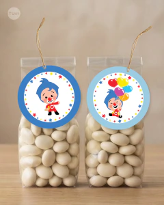 Adorno para cupcake, circulo multiuso, payaso plim plim tukit - comprar online