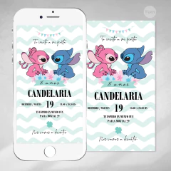 Invitacion stich y angel digital whatsapp tukit