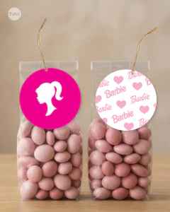 Adorno para cupcake, circulo multiuso, barbie tukit - comprar online