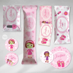 Kit imprimible spa party salon de belleza cumpleaños candy bar en internet