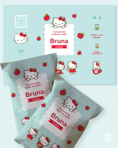 Chip bag bolsita golosinera imprimible kitty aguamarina manzanas tukit - comprar online