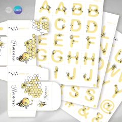 Juego imprimible abecedario abejitas bee tukit en internet