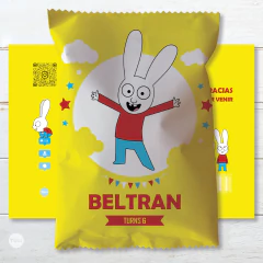 Chips bags imprimible conejo simon tukit en internet