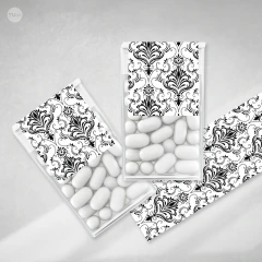 Kit imprimible canasta para baño sos bulgaro blanco negro tukit - comprar online