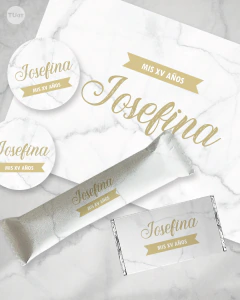 Kit imprimible textura marmol txt dorado tukit - tienda online