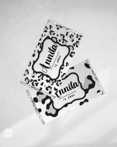 Imagen de Kit imprimible textura animal print gris negro tukit