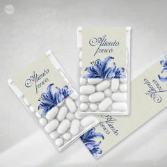 Kit imprimible canasta para baño emergencia flor azul ornamento tukit - comprar online
