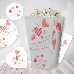 Kit imprimible decoracion corazones dia de la madre feliz dia mama tukit - TuKit