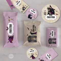 Kit imprimible hotel transylvania dracula candy bar tukit - TuKit