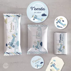 Kit imprimible viajes travel avion cumpleaños tukit - (copia) na internet