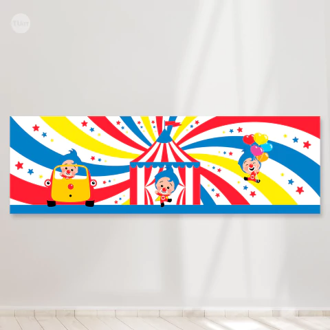 Bunting banner rectangular imprimible plim plim tukit