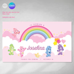 Etiqueta imprimible ositos label, printable label bear favor box, osos cariñosos cumple tukit en internet
