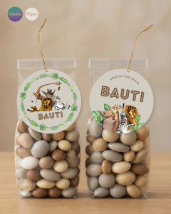 Adorno para cupcake, circulo multiuso, animales de la selva tukit - comprar online