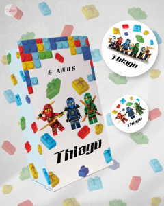 Kit imprimible lego ninjago tukit