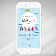 Kit imprimible superheroes baby tukit - tienda online