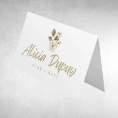 Plantilla canva imprimible casamiento flores naturales tukit - tienda online