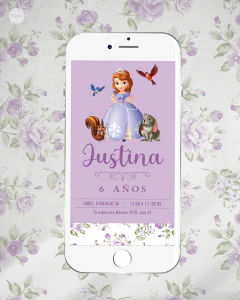 Kit imprimible princesita sofia candy bar cumpleaños na internet