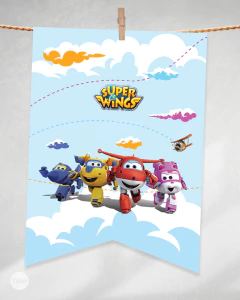 Kit imprimible aviones super wings candy bar tukit