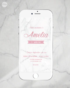Kit imprimible textura marmol texto rosa tukit - TuKit