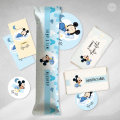 Kit imprimible mickey bebe baby babies tukit - comprar online