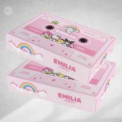 Caja cassette imprimible kitty y sus amigos tukit
