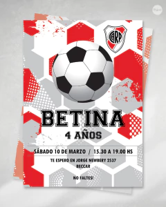 Kit imprimible futbol river candy bar