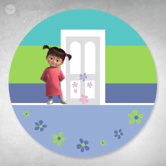 Banner circular imprimible monter inc boo tukit