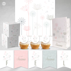 Kit imprimible estrellas glitter dorado blanco celeste candy bar tukit - (copia) - (copia) - (copia) - TuKit