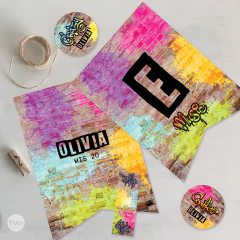 Kit imprimible grafiti candy bar tukit