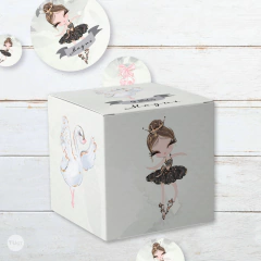 Imagem do Kit imprimible bailarinas acuarela tukit