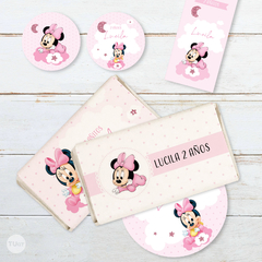 Kit imprimible minnie bebe baby babies tukit - TuKit