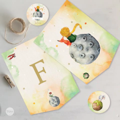 Kit imprimible el principito little prince acuarela candy bar tukit - TuKit