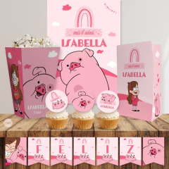 Kit imprimible pato mabel gravity falls tukit, gravity falls party bundle, pato, mabel