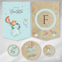 Imagen de Kit imprimible el principito rustico candy bar tukit