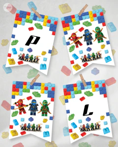 Kit imprimible lego ninjago tukit - TuKit