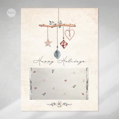 Tarjetón porta chocolatín bengala imprimible navidad tukit en internet