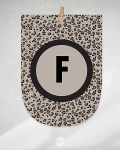 Imagen de Kit imprimible textura animal print marron negro tukit