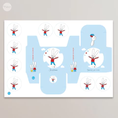 Juego imprimible simon el conejo tukit - tienda online