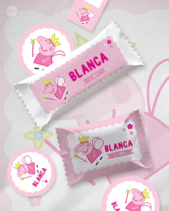 Imagen de Kit imprimible peppa pig hada candy bar tukit