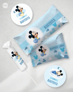 Imagen de Kit imprimible mickey bebe baby babies tukit