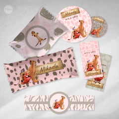 Kit imprimible rey leon nala tukit - tienda online